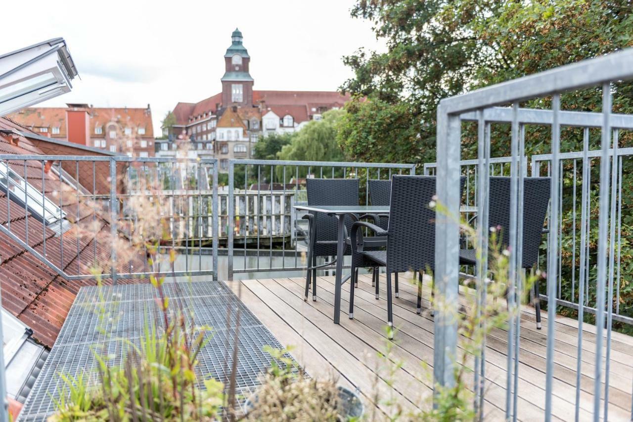 Fewo1846 - Flensburg68 - Komfortable Maisonettewohnung Fuer 6 Personen Mit Dachbalkon Im 4 Og Extérieur photo